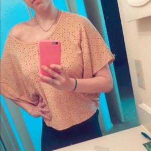 Women’s off the shoulder top small